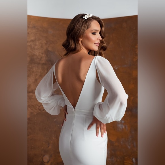 NWT Wedding Dress Sleeves (Detachable) - Picture 7 of 13